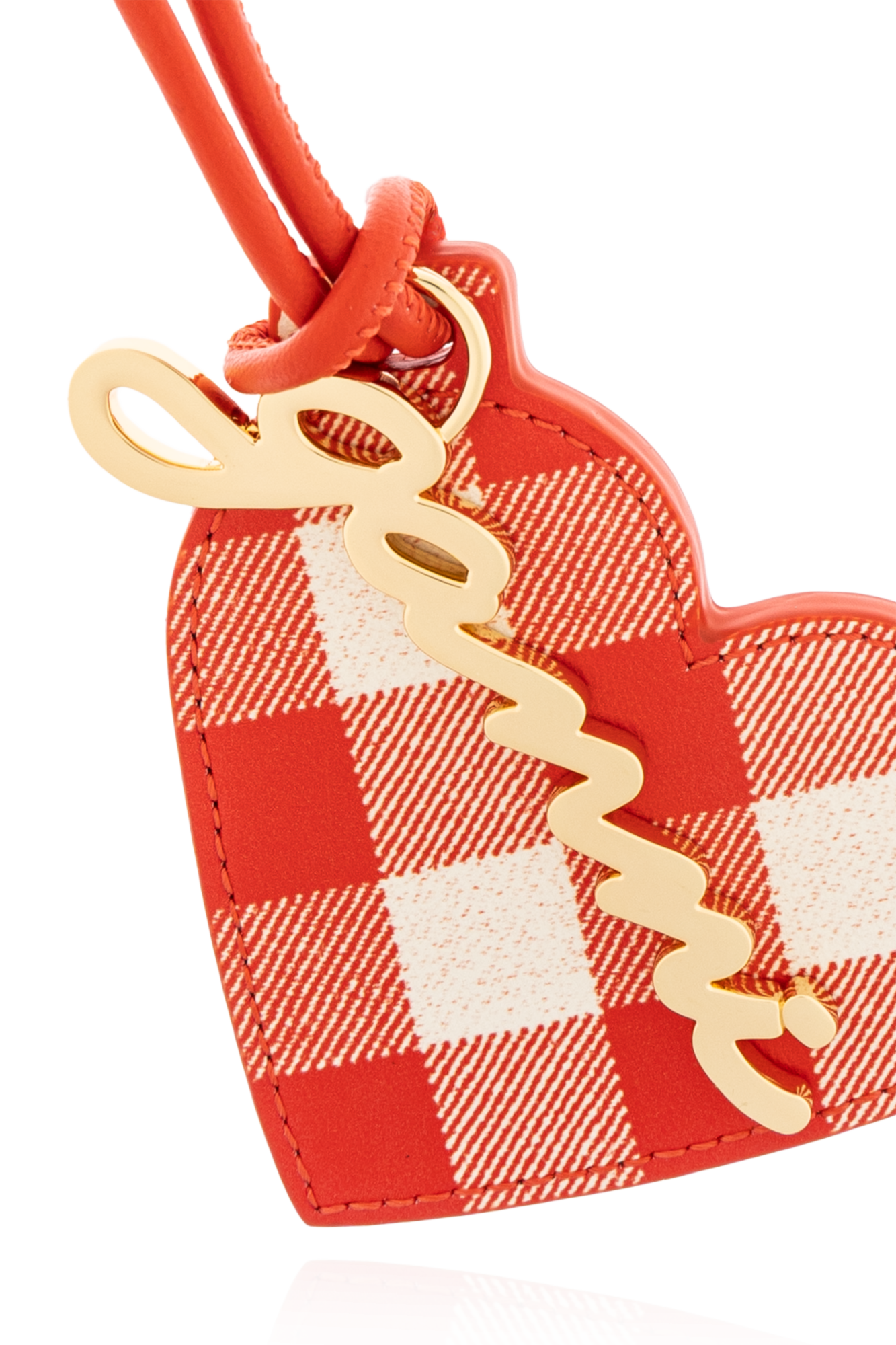 キーホルダー・キーリング GANNI Heart-shaped mirror Bou red Ganni Hanger with mirror | Women's Bags | Vitkac